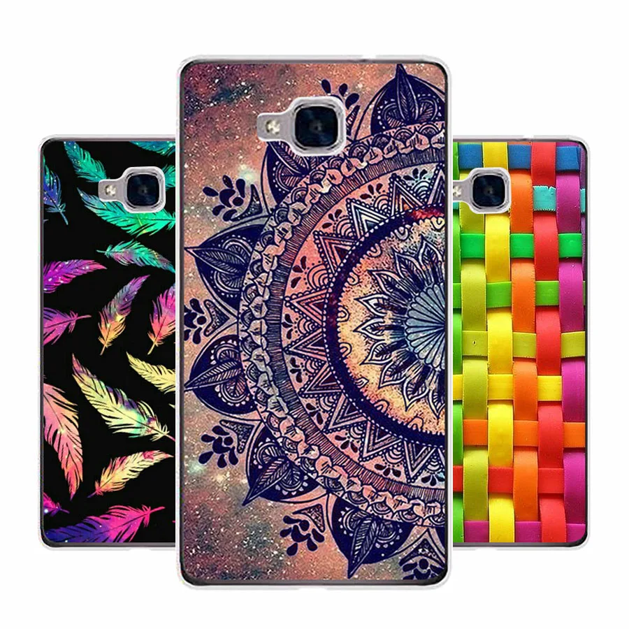 TPU Case For Huawei Honor 5C Cover Euro Version NO Fingerprint Hole Soft Silicone Phone for RU |