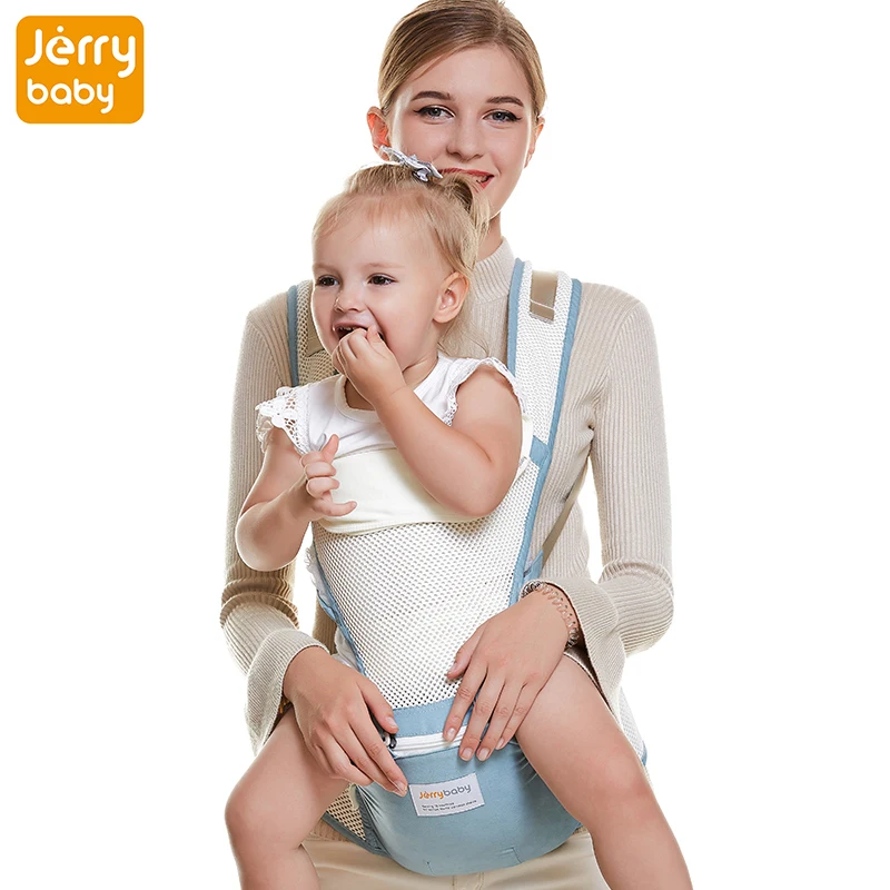 

JerryBaby Baby Carrier Multifunctional 2-in-1 Breathable Kangaroos Backpack Infant Sling Carrier Hip Seat Baby Carrier