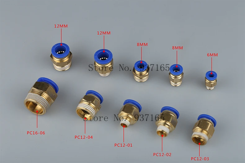 10 шт./лот PC6-03, шланг 6 мм, резьба 3/" латунная пневматическая арматура, латунная БЫСТРОРАЗЪЕМНАЯ муфта