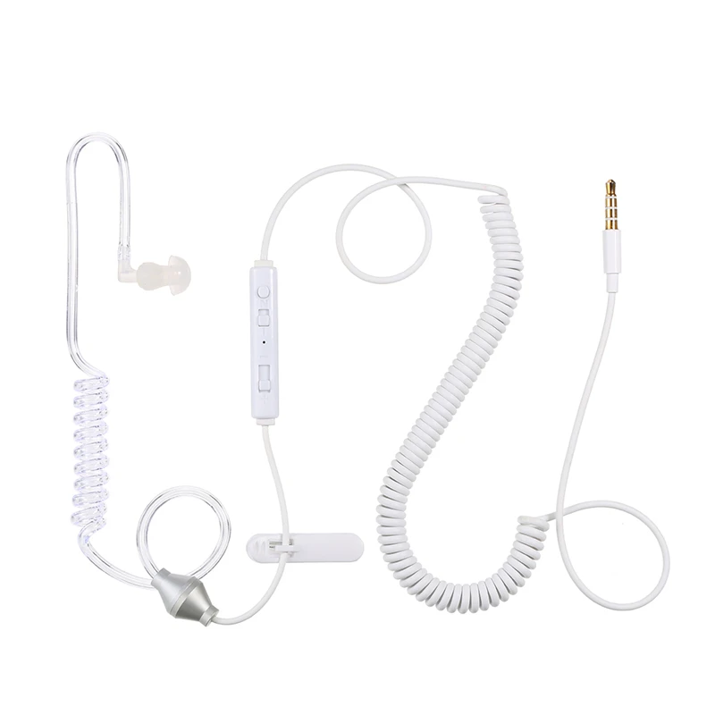 

Smart Multifunction Anti Radiation Single Ear Hook Earphone Stereo 3.5mm Plug Compatible for Samsung Apple Sony
