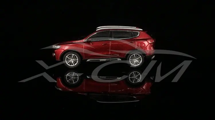 Литая под давлением модель автомобиля Great Wall все новые Haval H6 1:43 может отодвинуться(красный)+ маленький подарок