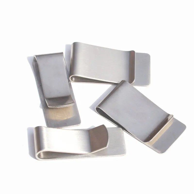 2pcs Stainless Steel Money Clip Hook Buckle for Leather Belt Hardware Clasp DIY Crafts Wallet Metal Accessory | Дом и сад