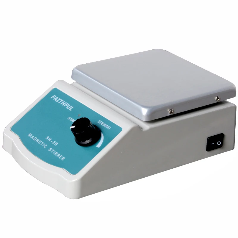 SH-2B Laboratory Magnetic Stirrer Stir Plate Magnetic Mixer ,12x12cm Aluminium Panel, 0~1600RPM,2000ml Volume SH-2B Laboratory Magnetic Stirrer Stir Plate Magnetic Mixer ,12x12cm Aluminium Panel, 0~1600RPM,2000ml Volume