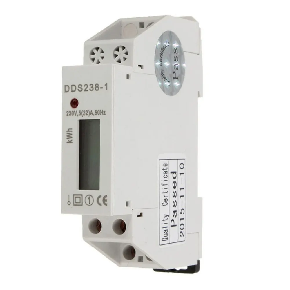 ЖК-дисплей Дисплей DDS238-1 5(32) 230 В 50 Гц/60 Гц однофазный железнодорожных Тип электронный Тип мини счетчика электрической энергии