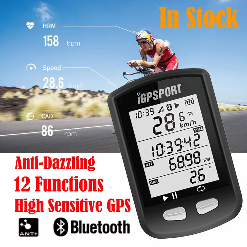 

IN STOCK Heigh Sensitive GPS Cycling Computers IGPSORT iGS10 GPS MTB Road Waterproof Wireless Vdo bicycle Speedometer