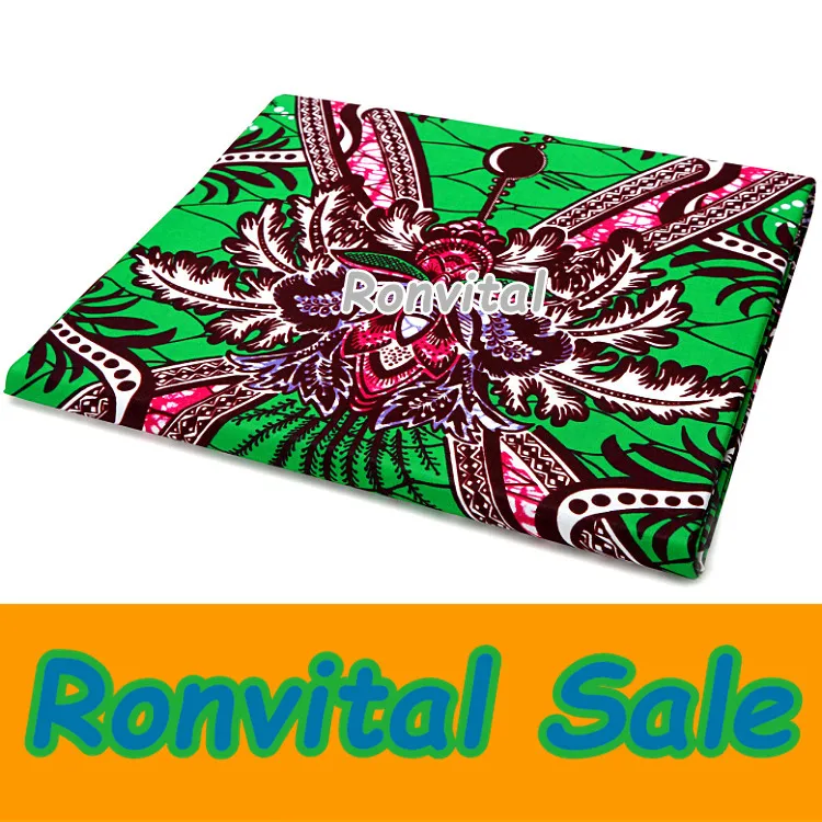 

VERITABLE WAX HOLLANDAIS RONVITAL! SUPER WAX DUTCH! GUARANTEED REAL WAX BLOCK ORIGINAL! AFRICAN RAPA! ANKARA PRINT FABRIC H551