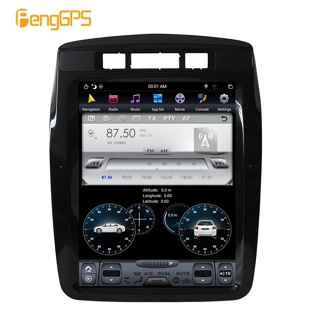 Perfect Tesla Android 9.0 PX6 Built-In Wireless DSP CARPLAY Car Multimedia Radio For Volkswagen/VW Touareg 2010+  Navigation Head unit 4