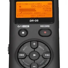 Горячая TASCAM dr-05 Профессиональный диктофон TASCAM dr-05 Мини USB цифровая записывающая ручка 4 Гб черный цвет