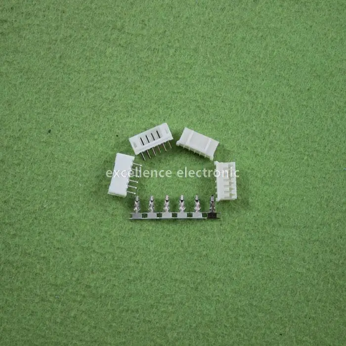 

20 Sets, Micro JST 2.0 PH 6-Pin Connector plug Male ,Female, Crimps