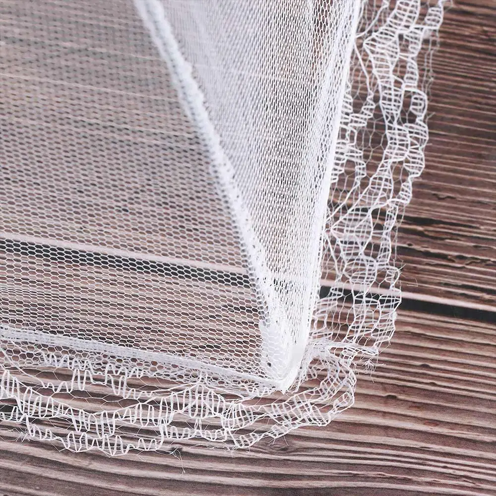 Household Anti Mosquito Fly Resistant Lace Net Foldable Umbrella Food Cover Net Home Outside Picnic Food Protector 1 PC food cover