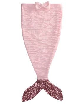 

Pink Mermaid Fish Tail Blanket Soft Sleeping Bag Bed Sofa for Kids Baby Infant