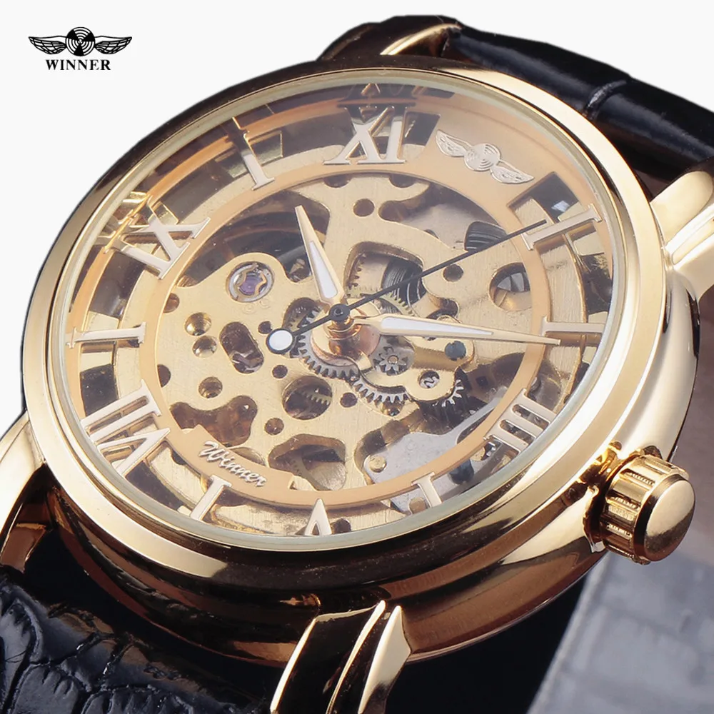 winner men's automatic mechanical watch