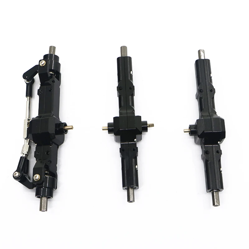 

4pcs/6pcs Axis Front Middle Rear Bridge Shaft Golf Box Black Metal Plastics Vehicle RC Cars Kit High Quality