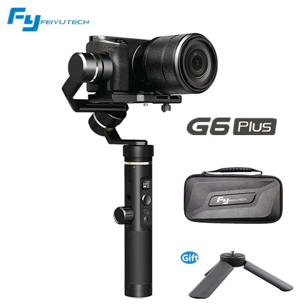 

FY FEIYUTECH G6 Plus 3-axis Handheld Gimbal Stabilizer for Micro-single Canon Sony Action Camera Smartphone xiao mi Gopro 7 6 5