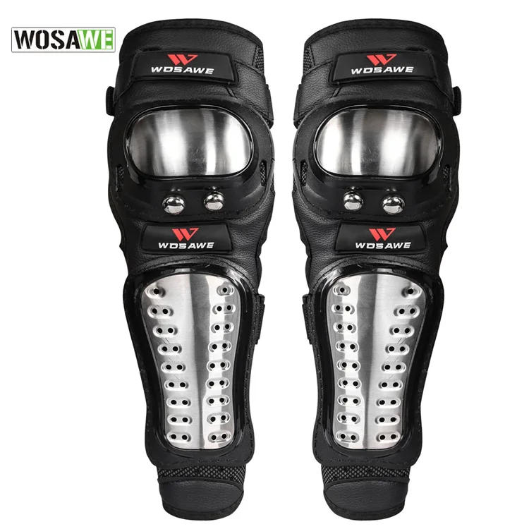 Motorcycle Cycling Sports Elbow Pads Men Women Stainless Steel