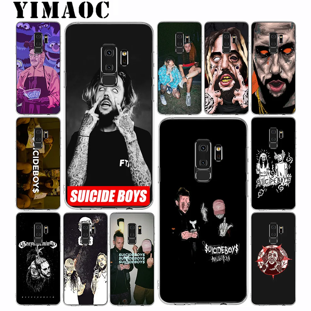YIMAOC Suicide Boys Soft Silicone Case for Samsung Galaxy A5 A6 Plus A7 A8 A9 2018 J3 J5 J6 J7 2016 2017 EU Version |
