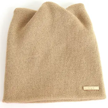 

Women Knitted Crochet Solid Color Beanie Cap Cute Cat Ears Acrylic Fiber lovely 3D cat ears Ski Hat