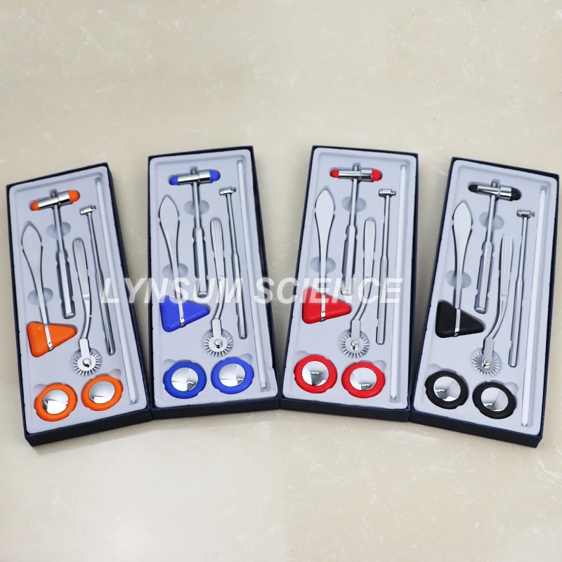 

5 IN 1 Lot Medical Neurological Massager Hammer Percussor Diagnostic Medical Reflex Percussion Hammer