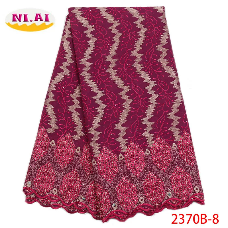Нигерийские кружевные ткани африканская швейцарская вуаль кружева высокого качества швейцарская вуаль кружева в Швейцарии для свадебного платья Красный XY2370B-1