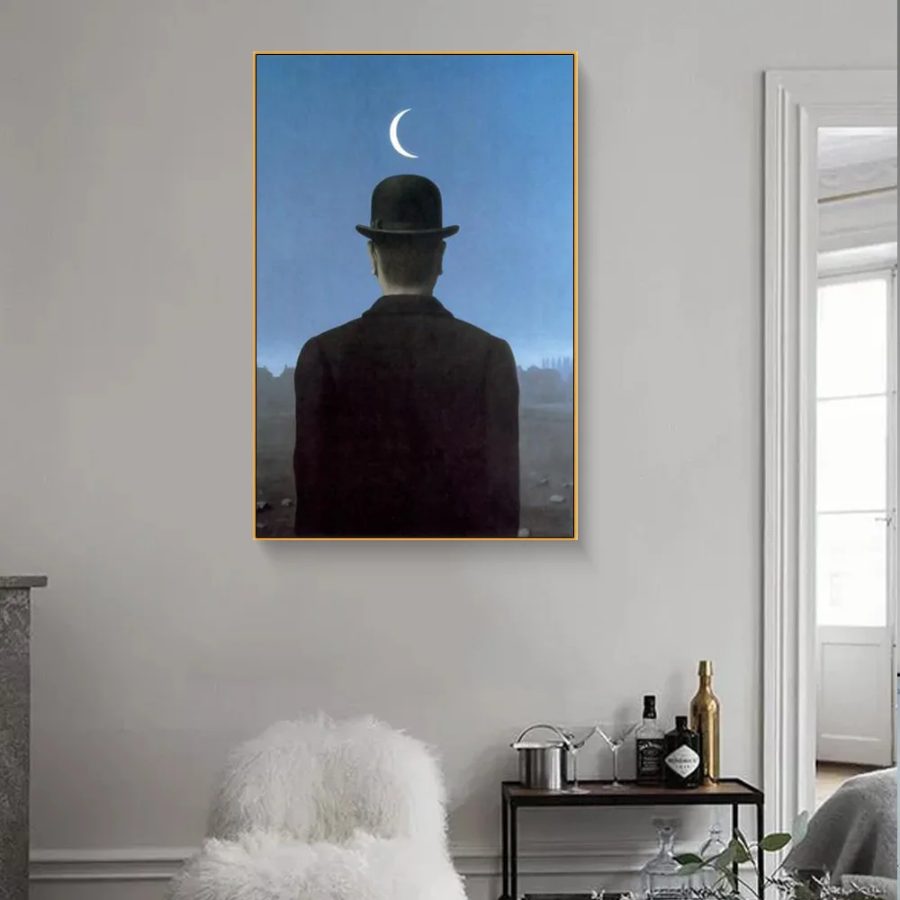 Художественная Картина маслом Magritte печать на холсте ретро скандинавский