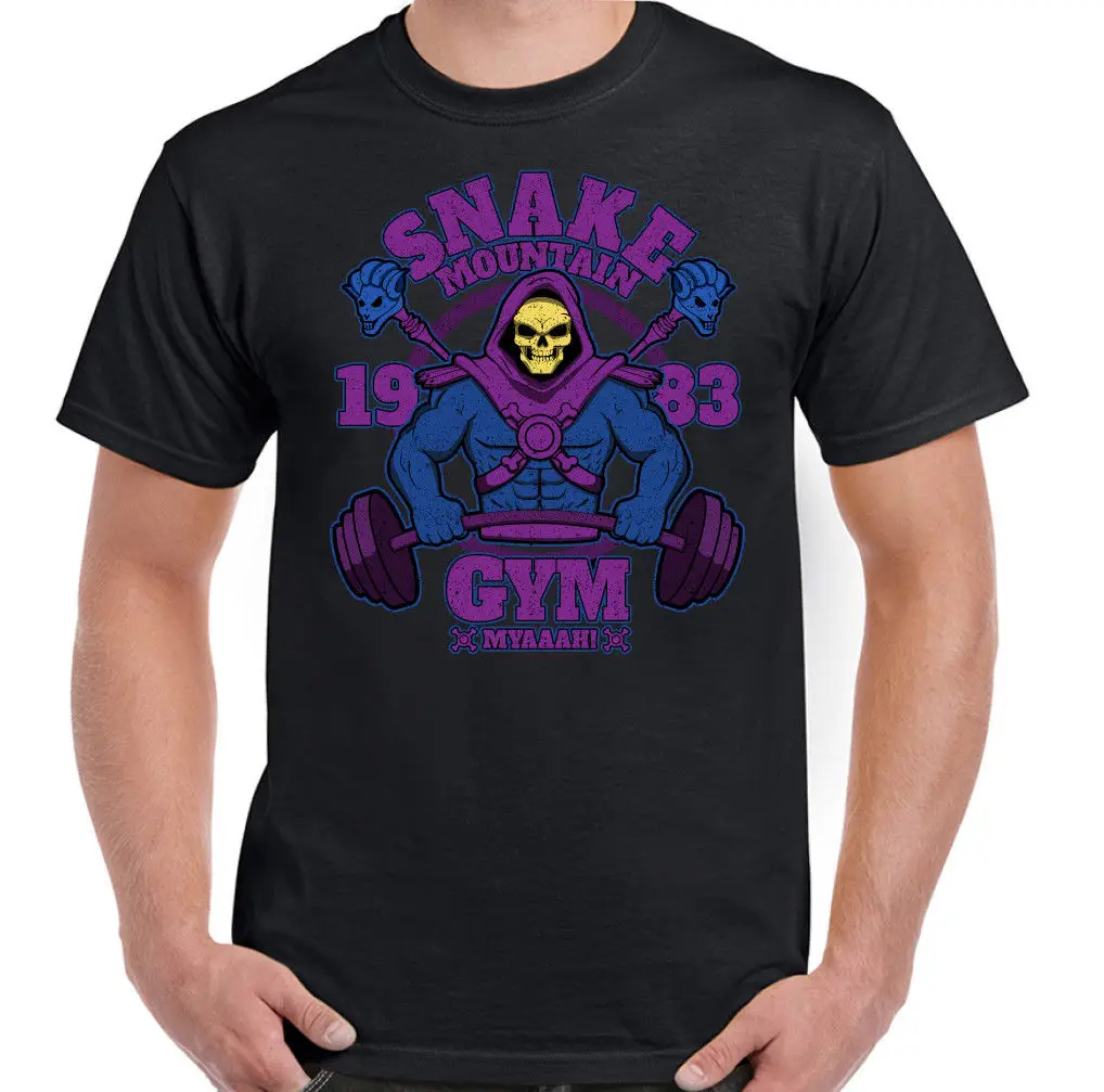ثعبان الجبلية رجل رياضة تي شيرت التدريب أعلى كمال الاجسام رفع الاثقال Skeletor ثعبان الجبلية رجل رياضة تي شيرت التدريب أعلى كمال الاجسام رفع الاثقال Skeletor