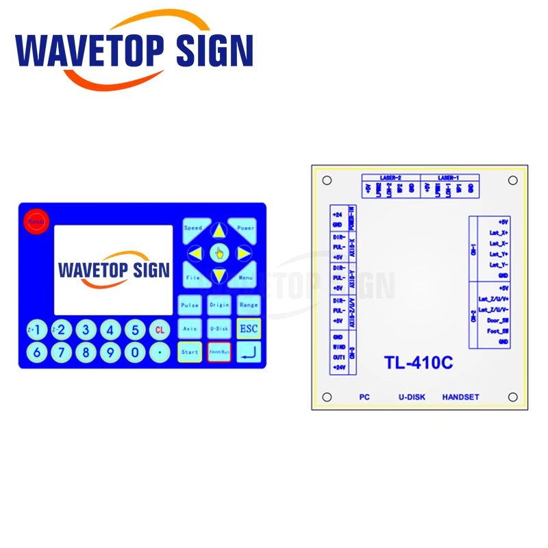 WaveTopSign TL-410C CO2 лазерный контроллер для Co2 лазерной гравировки