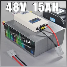 48V 15Ah LiFePO4 Battery Pack , 800W Electric Bicycle Battery + BMS Charger 48v lithium scooter electric bike battery pack