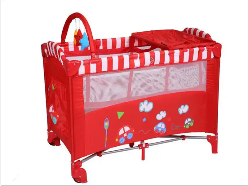 red baby cribs