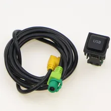 1 компл. RCD300 RCD510 Автомобильный USB переключатель гнездо кабельный жгут интерфейс 5KD 035 726 A 5KD035726A для Jetta MK5 Scirocco Golf MK6