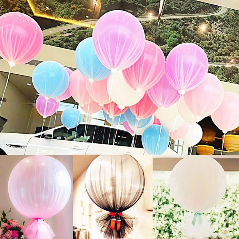 36" Hot Air Balloon Net Latex Wedding Balloons Birthday Party Supplies 