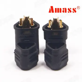 

Free Shipping Amass MT30 Plug connector with 2mm gold plated banana plug Black