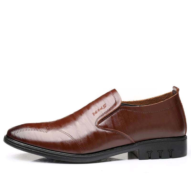 Итальянский бренд формальные кожа мужчины обувь элегантный деловой мужской обуви eurpean торжественное платье джентльмен Туфли-оксфорды на