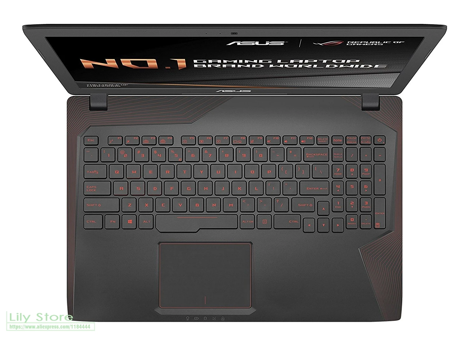 Защитная крышка для клавиатуры ноутбука Asus Rog Strix FX53VD ZX53VE ZX73VD GL753VM GL553 FX73VD GL753VD