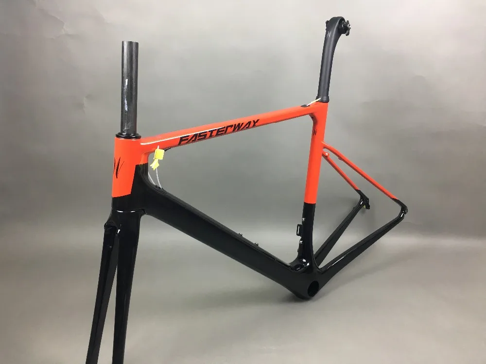 Discount white red with black FASTERWAY classic carbon road frameset UD weave carbon bike frame:Frameset+Seatpost+Fork+Clamp+Headset 209 Discount white red with black FASTERWAY classic carbon road frameset UD weave carbon bike frame:Frameset+Seatpost+Fork+Clamp+Headset 209