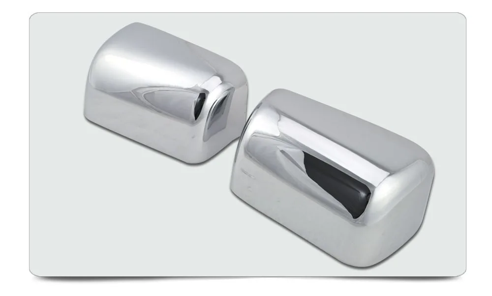 Chrome Side Towing Mirror Cover Full For Ford F250 F350 Super Duty 2008 to 2015 With Turn Signal Light Cutout c