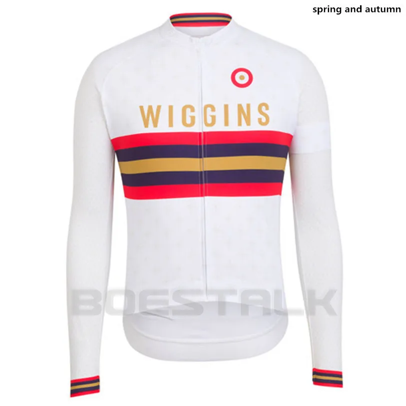 new Wiggins men's high quality spring rcc long sleeve professional team cycling jacket bicycle tight shirt thin fabric