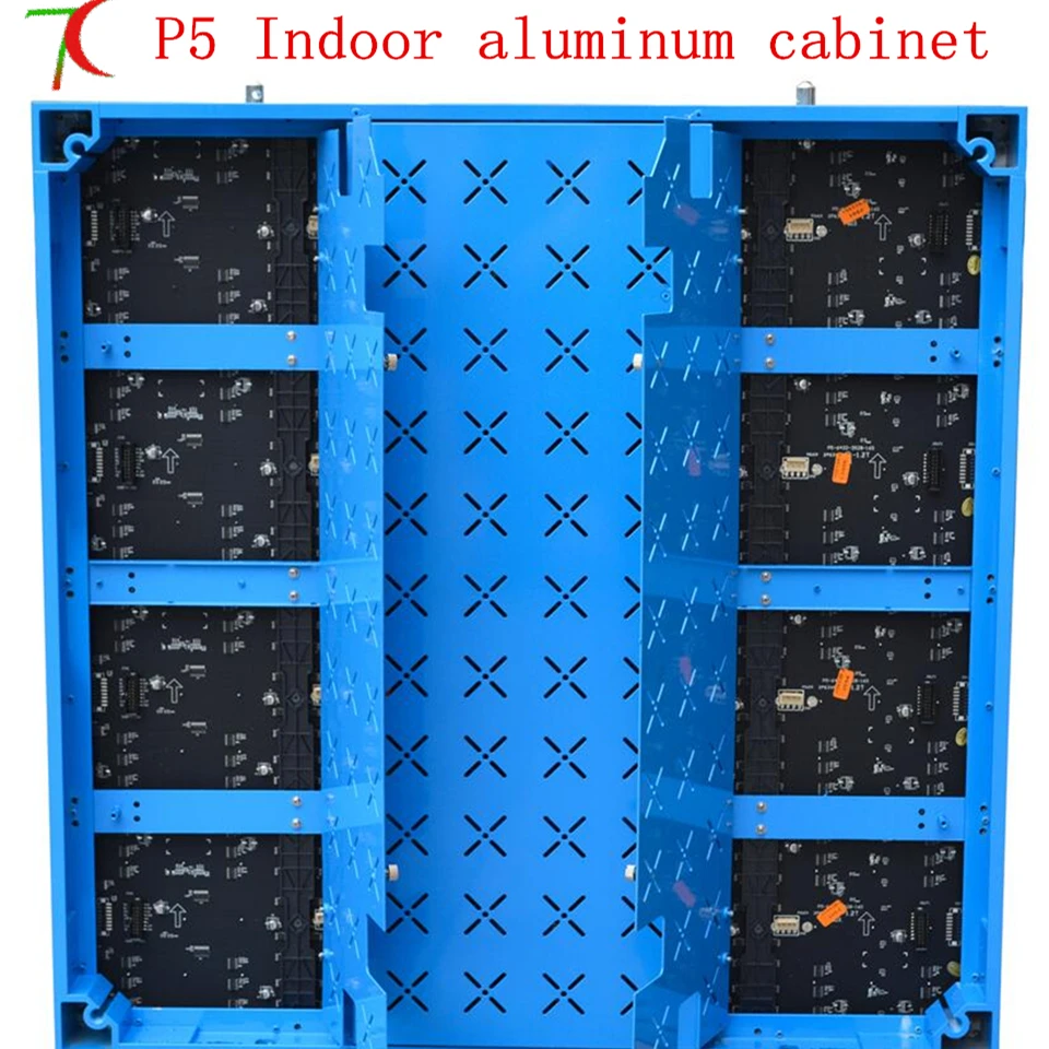 

P5 640*640mm aluminium equipment cabinet led display for rental ,8 scan,40000dots/m2
