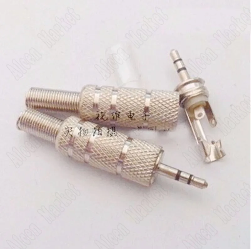 

High Quality Audio Connector Metal 2.5mm Double Sound Channels Plug Microphone Video Jack