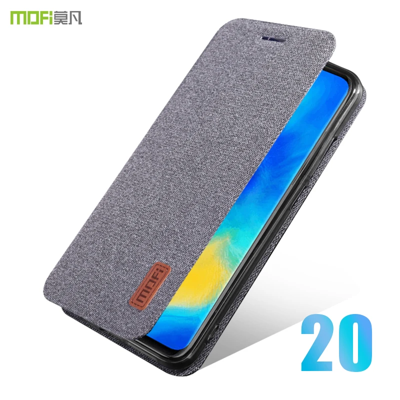 Чехол для huawei mate 20 MOFI Pro тканевый флип чехол из мягкого ТПУ задняя крышка 20Pro