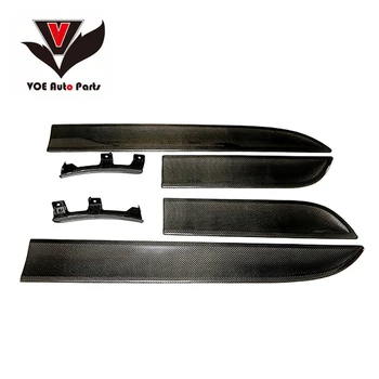 

6PCS/Se t 2015 2016 Carbon Fiber Auto Car Door Side Trim Strip for Porsche Macan S Turbo