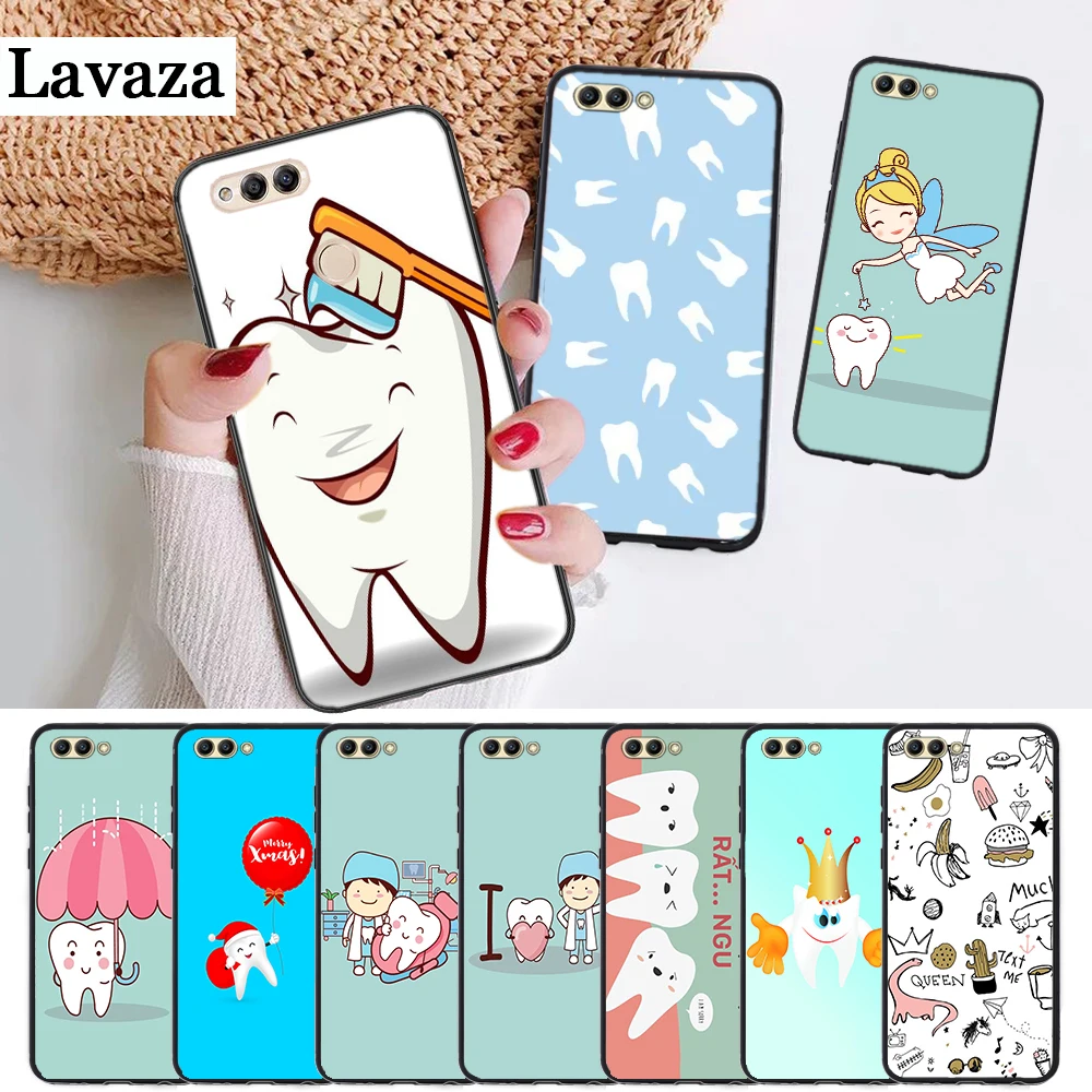 

Lavaza Dentist Dental Crowned Tooth Silicone Case for Huawei honor 6A 7A Pro 7X 8 Lite 8X 8C 9 Note 10
