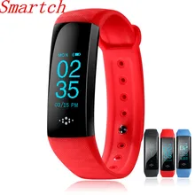 Smartch M2S Smart Браслет артериального давления часы трекер активности сердце Rate Monitor фитнес-браслет шагомер Smart Band