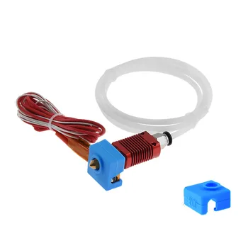 

Funssor Creality CR-10/Ender hotend kit for Creality CR-10S 3D printer MK10 extrusion PTFE tube 0.4mm nozzle with silicone sock