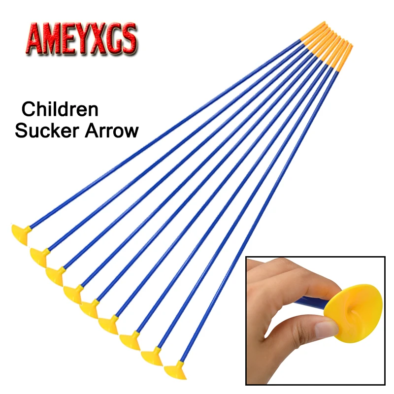 Deosdum Archery Suction Cup Arrow,Children Archery Game Safety Rubber Arrows for Teens Shooting Training,Suitable for Indoor and Outdoor Play 