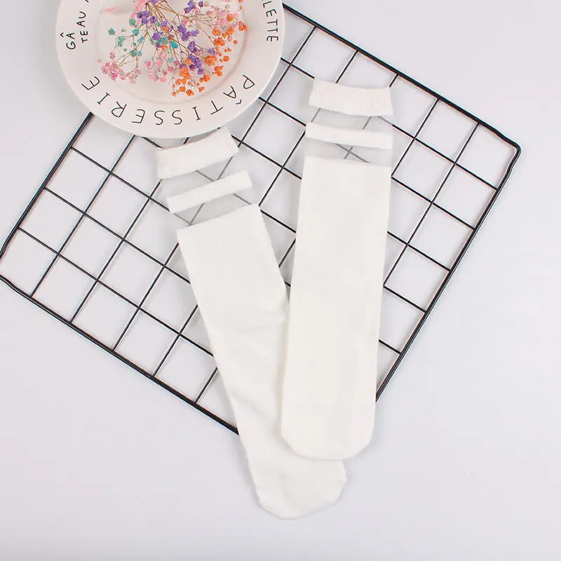 Kids Girls Leg Warmers Sweet Princess No Heel Stockings High Quality Knitted Cotton Baby Knee Pads Socks Bowknot Hollow Out Design (27)