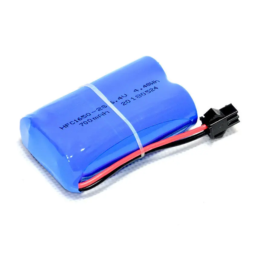 6,4 V 2S 900mAh 1650 Срок службы батареи SM-2P разъем для WL HBX RC модель грузовик багги автомобиль