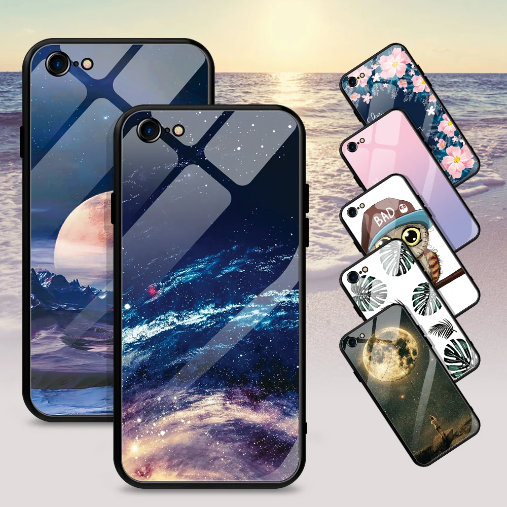 Зеркальный чехол из закаленного стекла для iPhone XS MAX XR 8 7 6 6S Plus|Бамперы| |