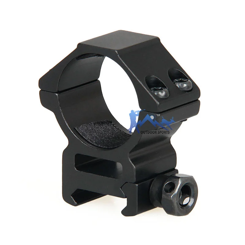 Canis Latrans Airsoft Mount 25/30MM 6063 Aluminum Finish Coating Anodic Oxidation Double Wide Scope Mount Accessory OS24-0082B
