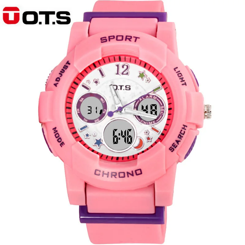 OTS Childrens Sports Watch Waterproof Digital Watch With Backlight
