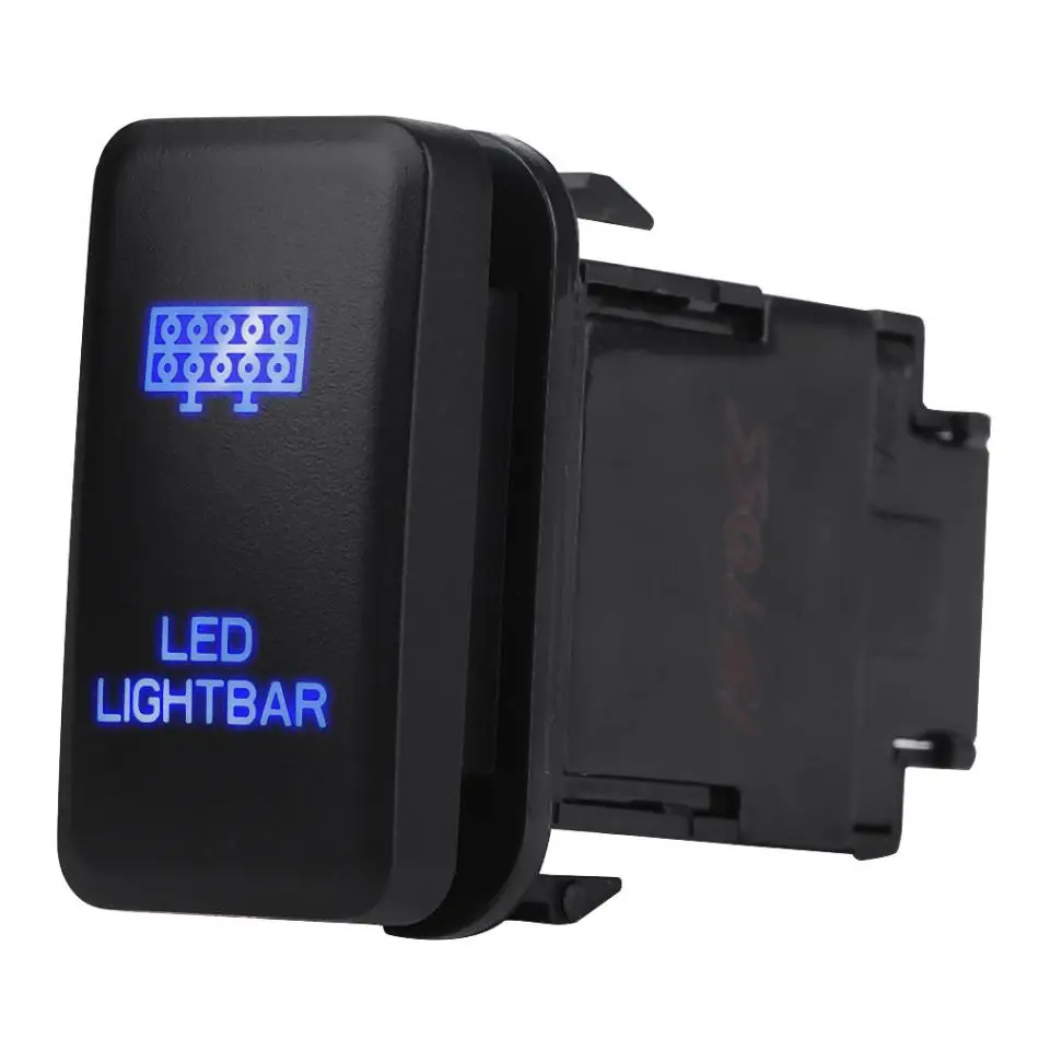 Автомобильный тумблер для toyota, Hilux, landcruiser VIGO светодиодный светильник/светильник для вождения S/рабочий светильник S 12V Синий светодиодный